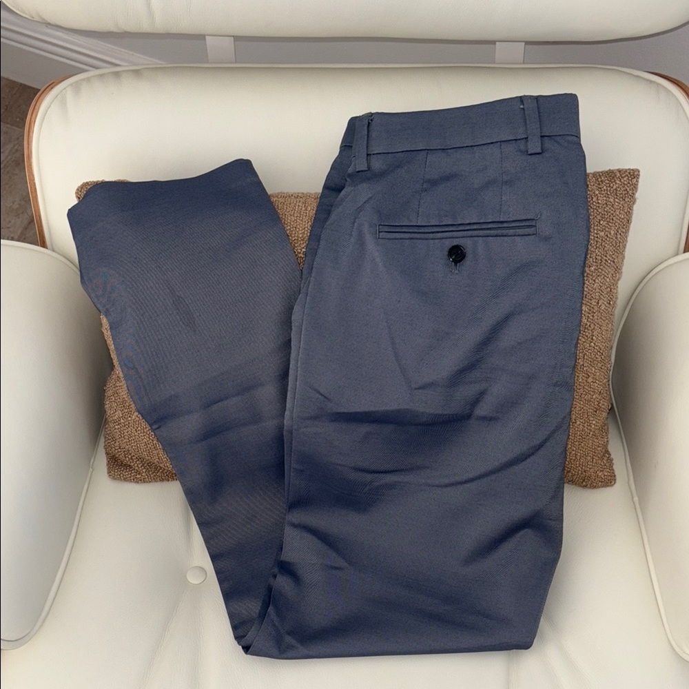 Perry Ellis Very Slim Stretch Gray Dress Pants